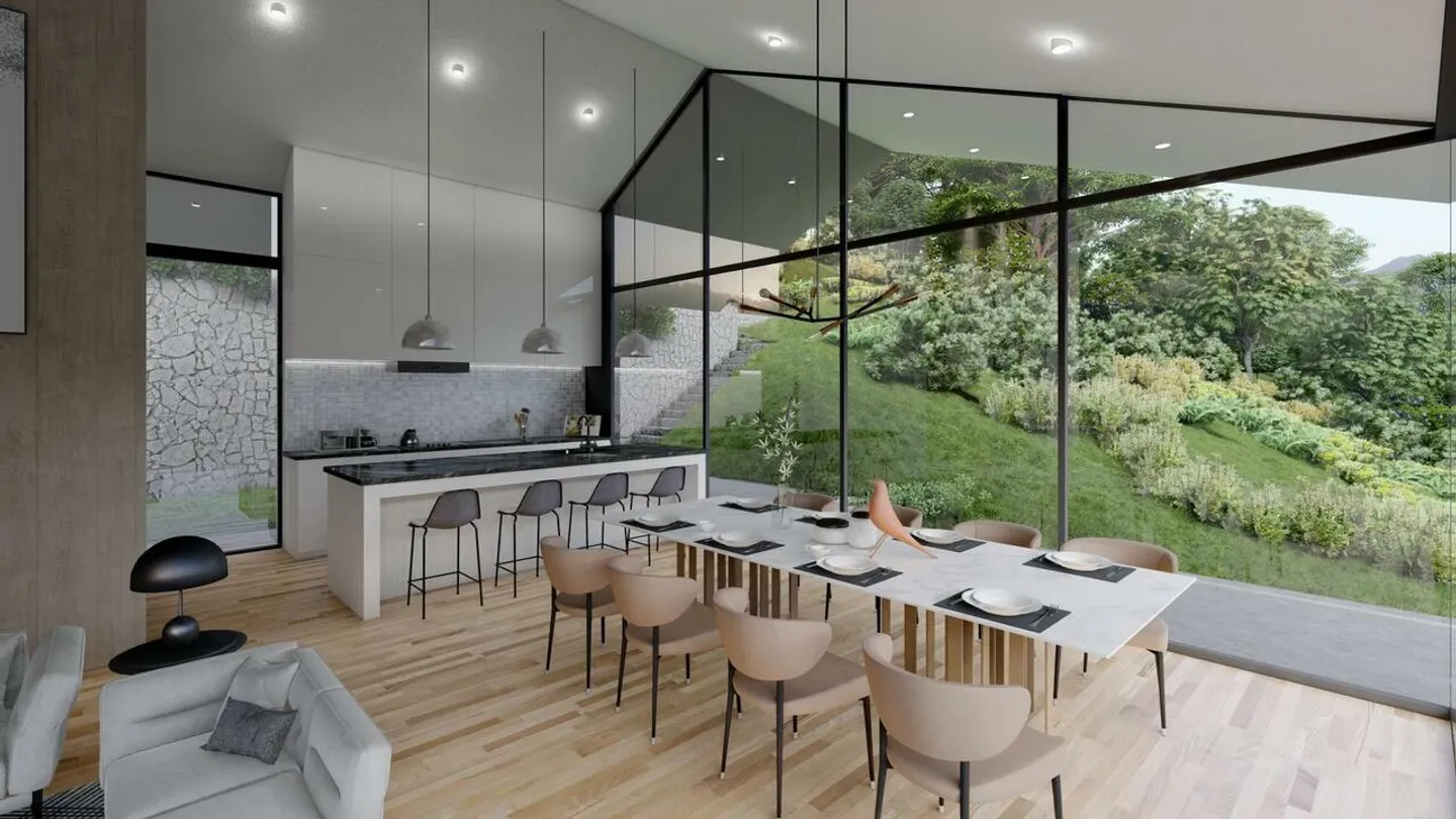 Parcelle avec permis en force et projet pour une villa individuelle - Photo 3 sur 6