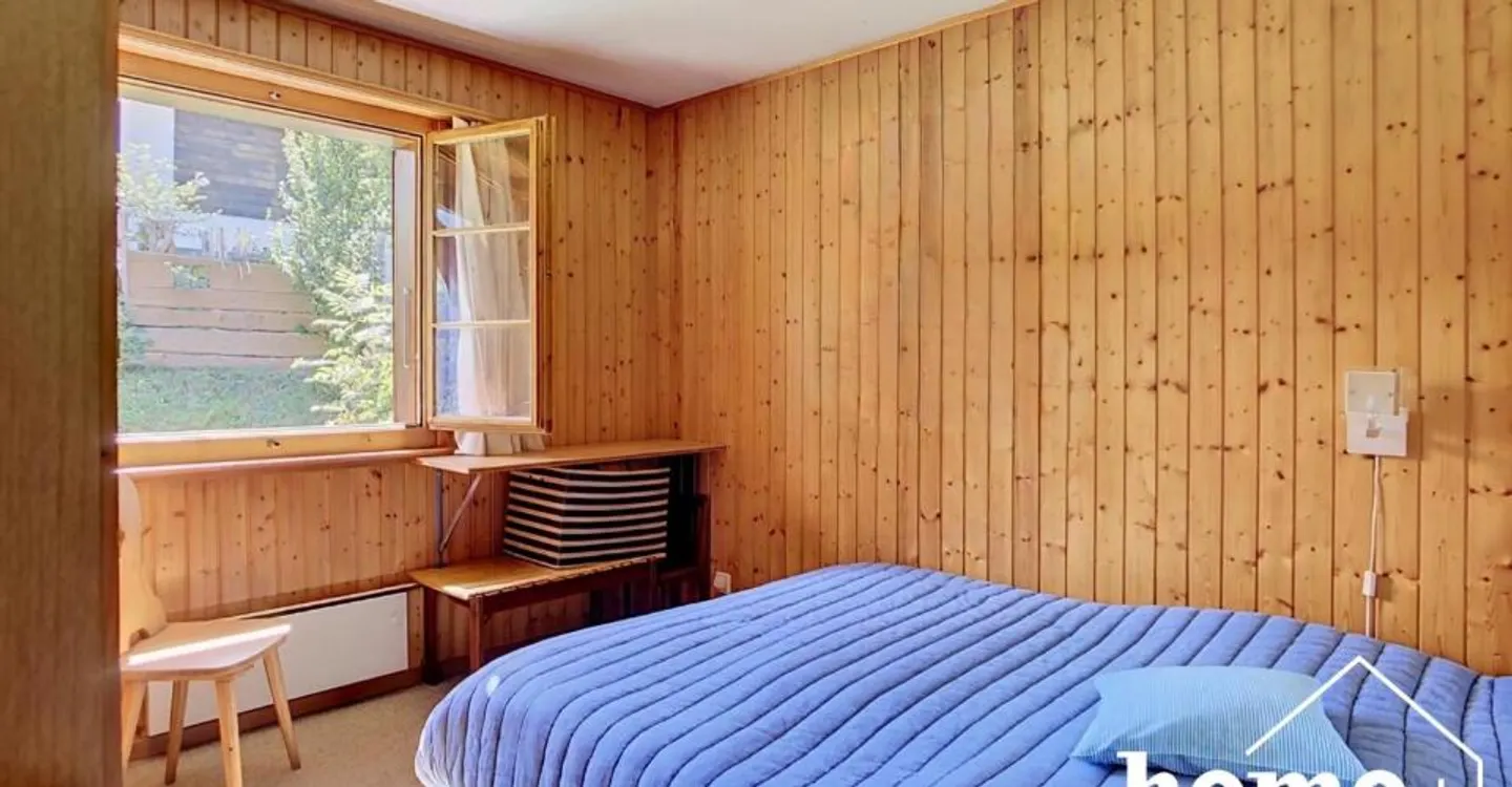 Chalet individuel de 4,5 pièces avec panorama exceptionnel à 10 mn de Sion - Photo 7 sur 13