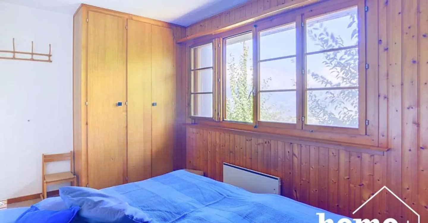 Chalet individuel de 4,5 pièces avec panorama exceptionnel à 10 mn de Sion - Photo 8 sur 13