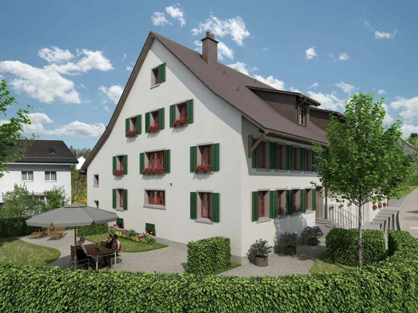 CONSTRUCTION HAS STARTED! 7.5 Room Apartment MFH House Ost Puurehuus Wermatswil - Photo 1 of 9