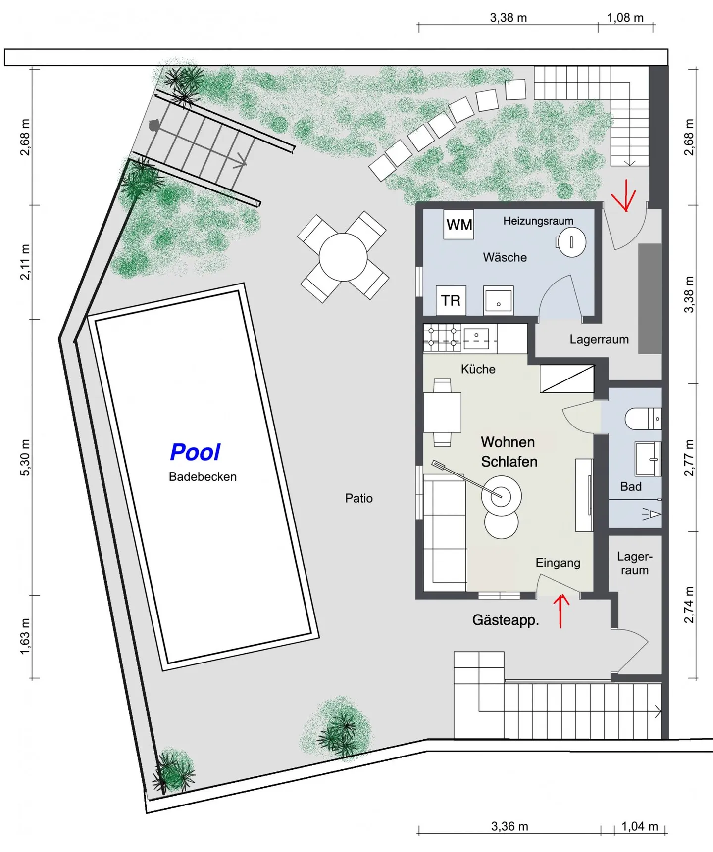 SOLD!!! Charming single-family house with pool and separate guest studio - Photo 20 of 40