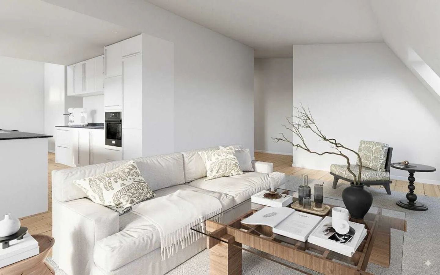 «Lichtdurchflutete 3.5-Zimmer-Dachwohnung in exklusiver Hanglage» - Foto 3 von 10