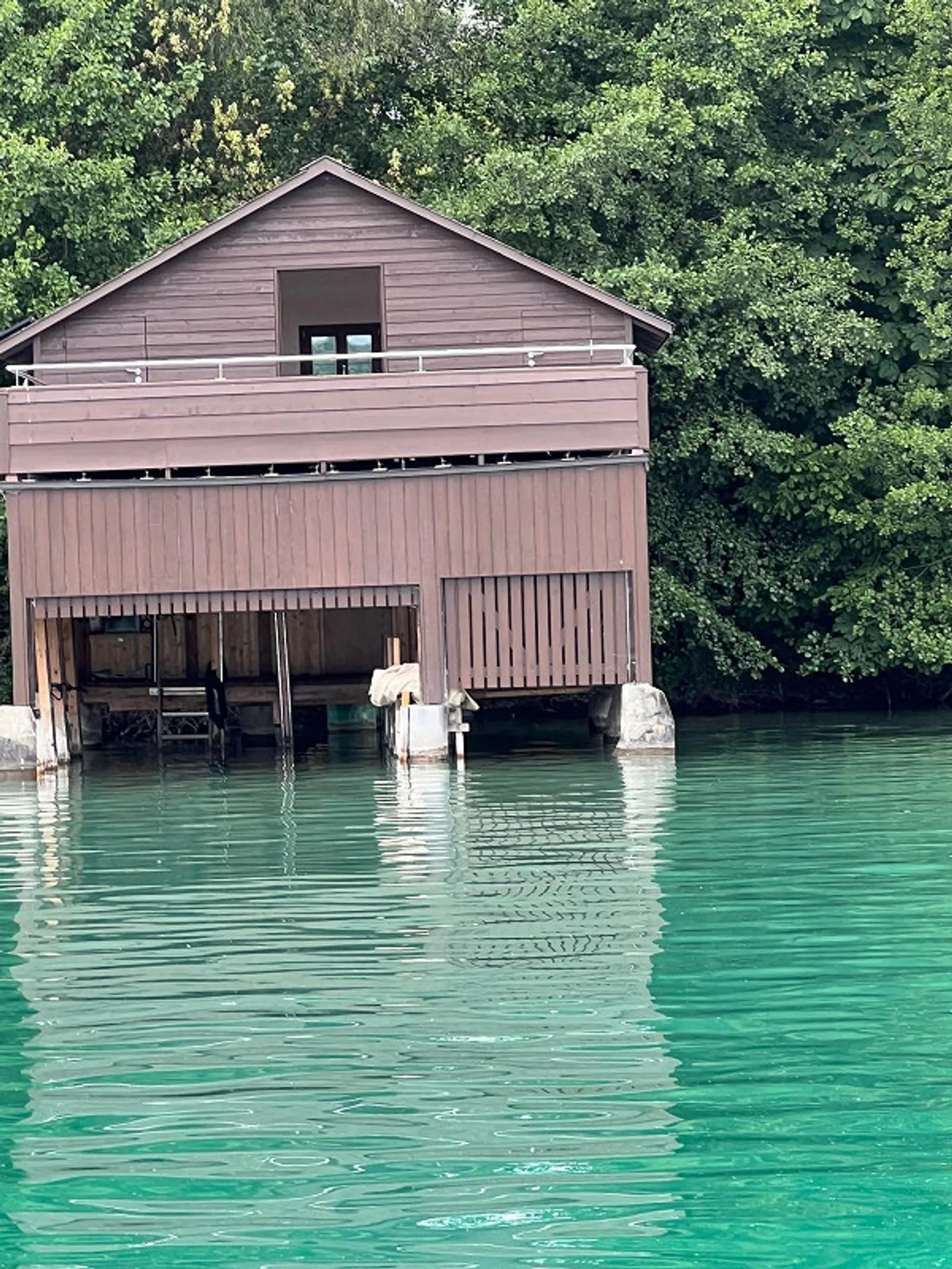 Dreamlike Boat and Bath House at Beautiful Hallwilersee - Photo 1 of 12