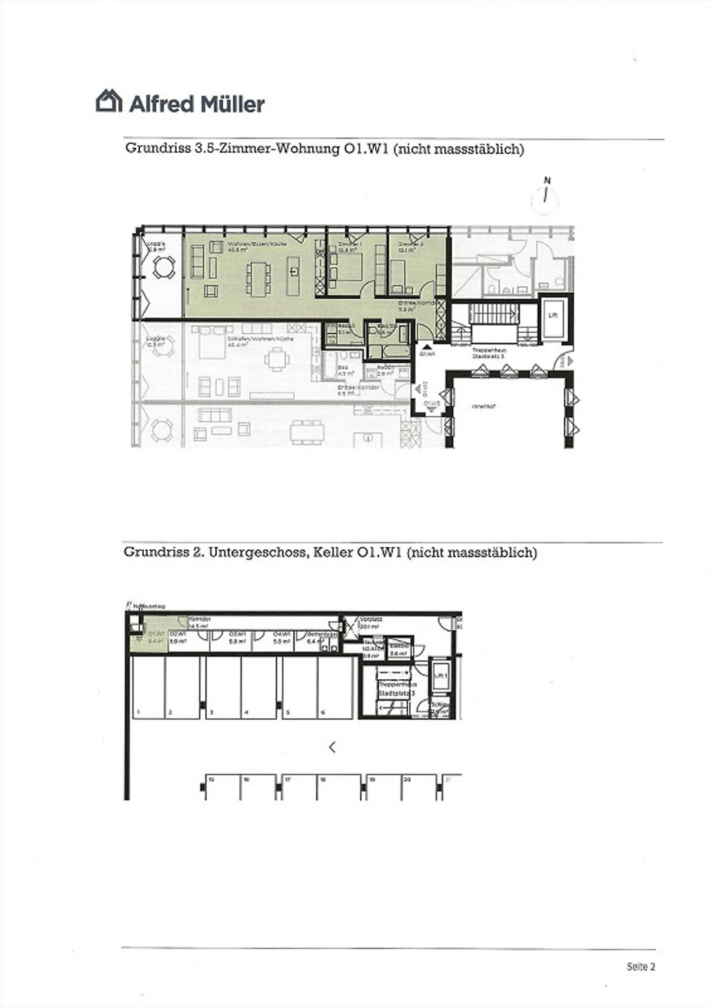 Appartamento moderno di 3,5 locali con alto standard nel centro di Kriens - Foto 9 di 9