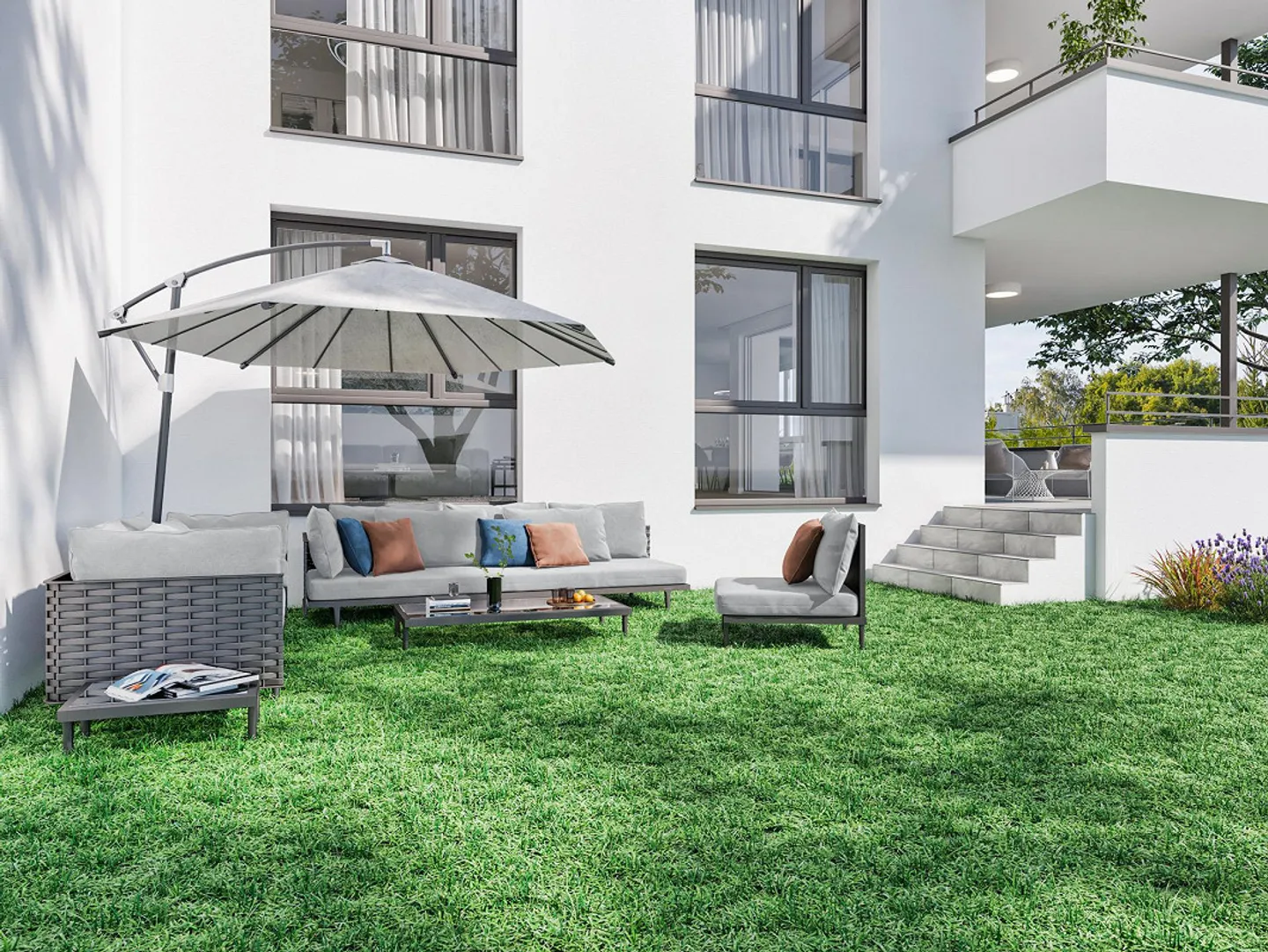 Appartement de jardin 3,5 pièces - Photo 1 sur 8