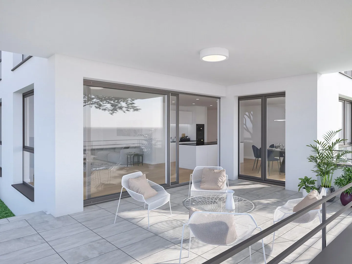 Appartement de jardin 3,5 pièces - Photo 4 sur 8