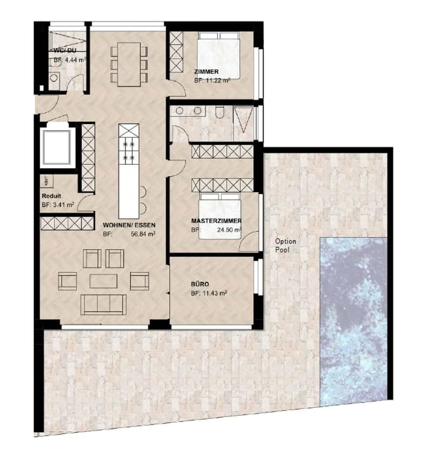 Appartement moderne à Reinach - Photo 6 sur 6