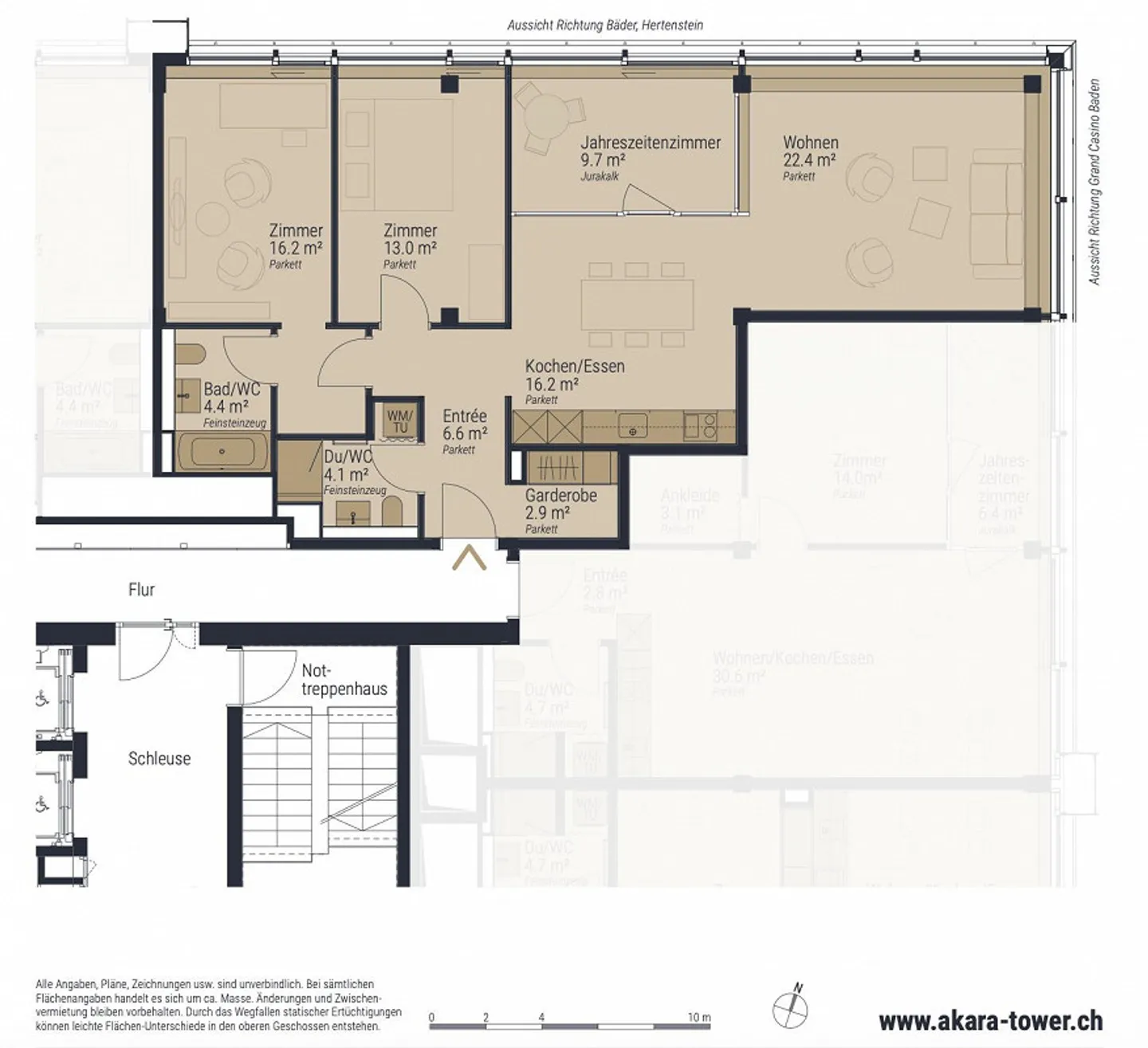 Appartamento 3 ½ locali in affitto a Baden - Foto 15 di 15