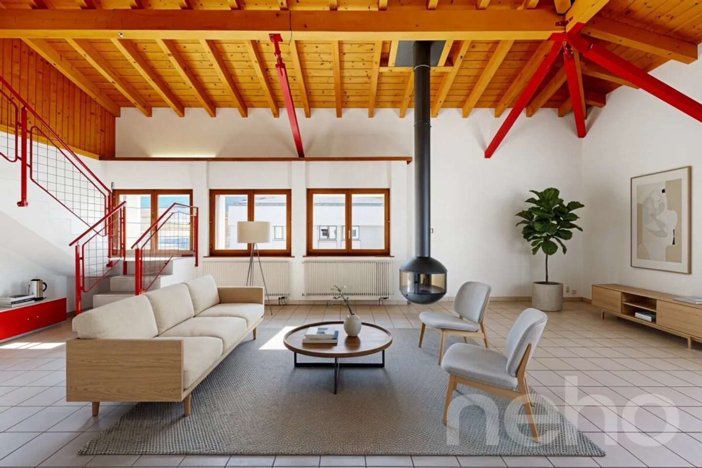 Duplex lumineux à Sierre - Photo 1 sur 12