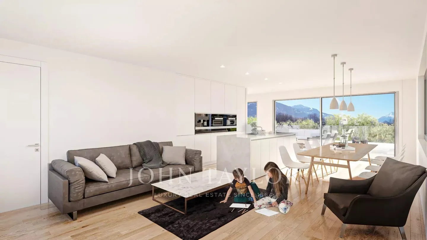 Charmante Wohnung mit Bergblick - Foto 3 von 9