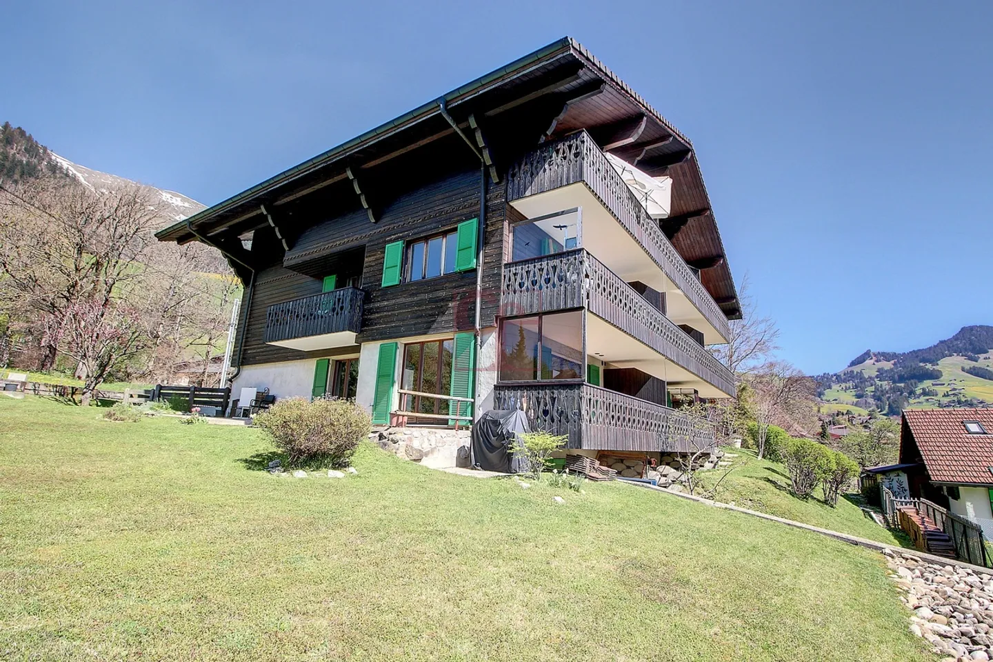 Château-d'Oex - Appartamento in una piccola PPE vicino al villaggio - Foto 10 di 11