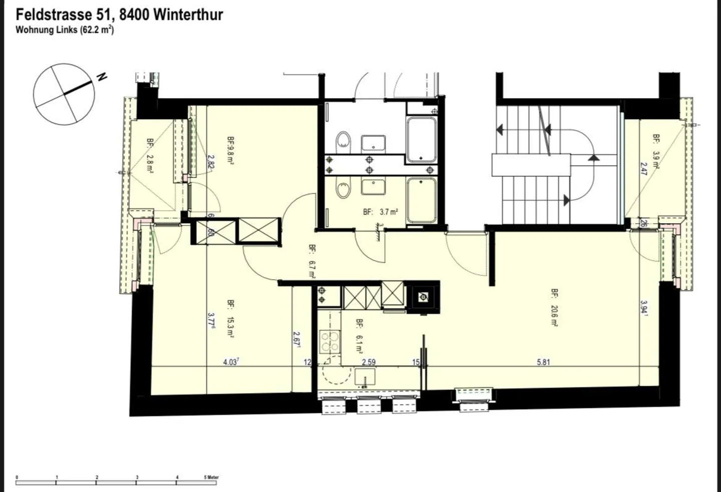 Cercasi nuovo inquilino per appartamento di 3 stanze a Winterthur - Foto 5 di 5