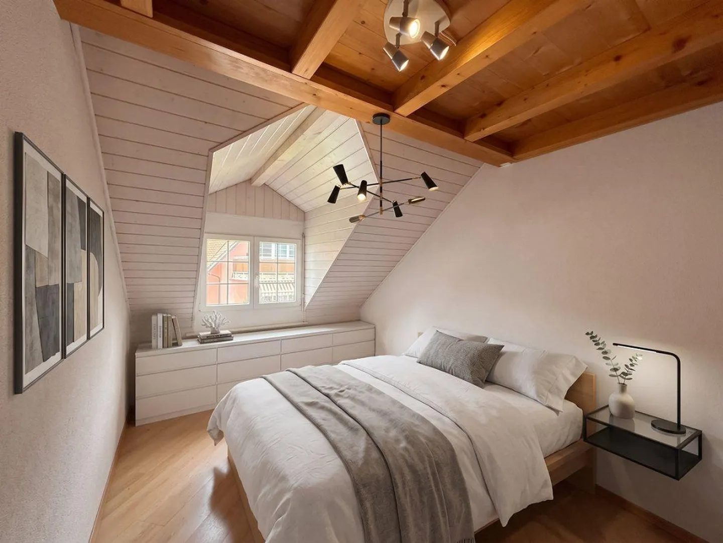 Appartamento luminoso con galleria convertita in duplex e vista libera sulle montagne - Foto 4 di 6