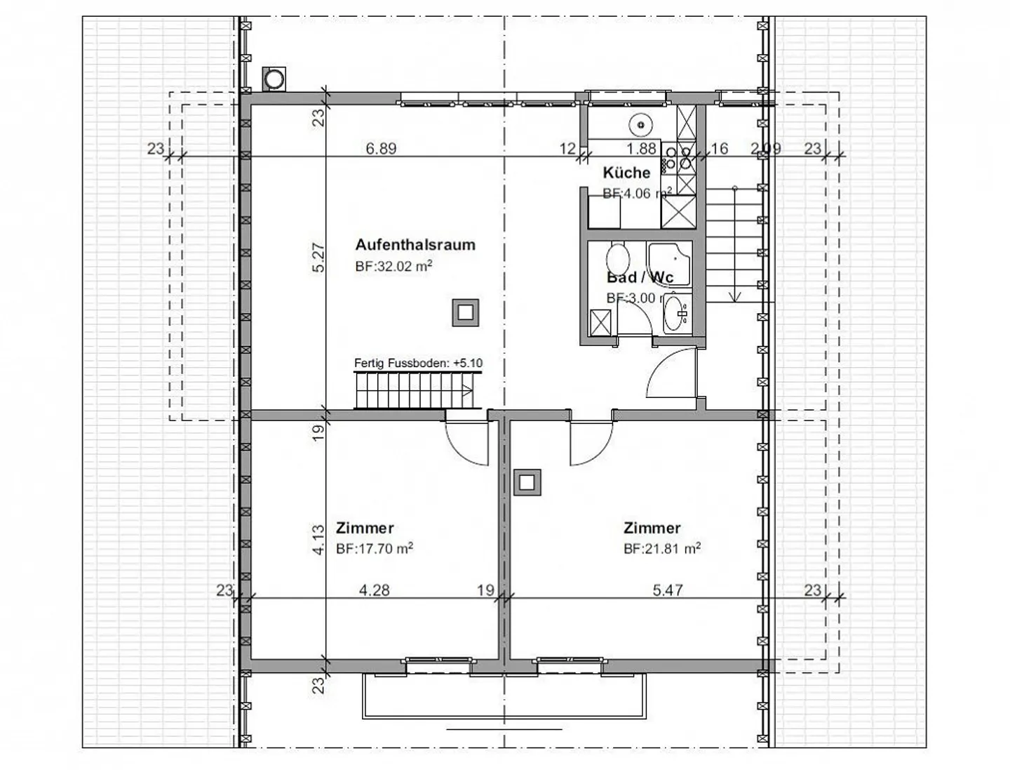 Appartamento mansardato con piccola galleria e giardino privato - Foto 21 di 21