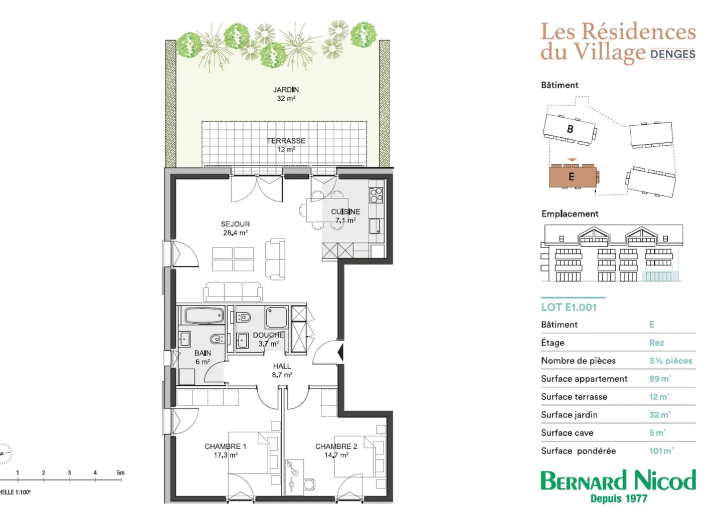 Contemporary Garden Apartment - Photo 5 of 6