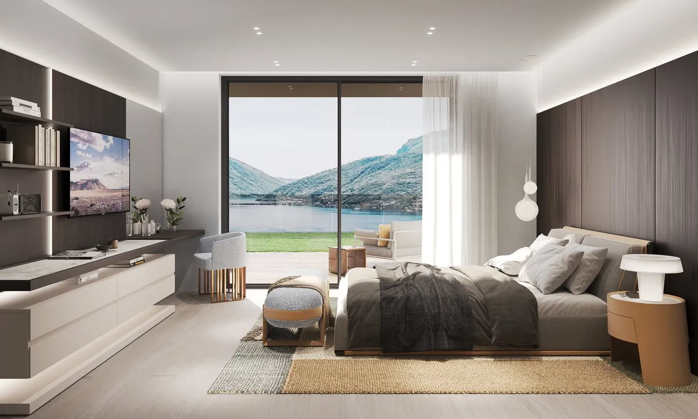 Appartement 2,5 pièces avec terrasse et vue sur le lac - Residenza Foresta, Lugano - Photo 2 sur 7