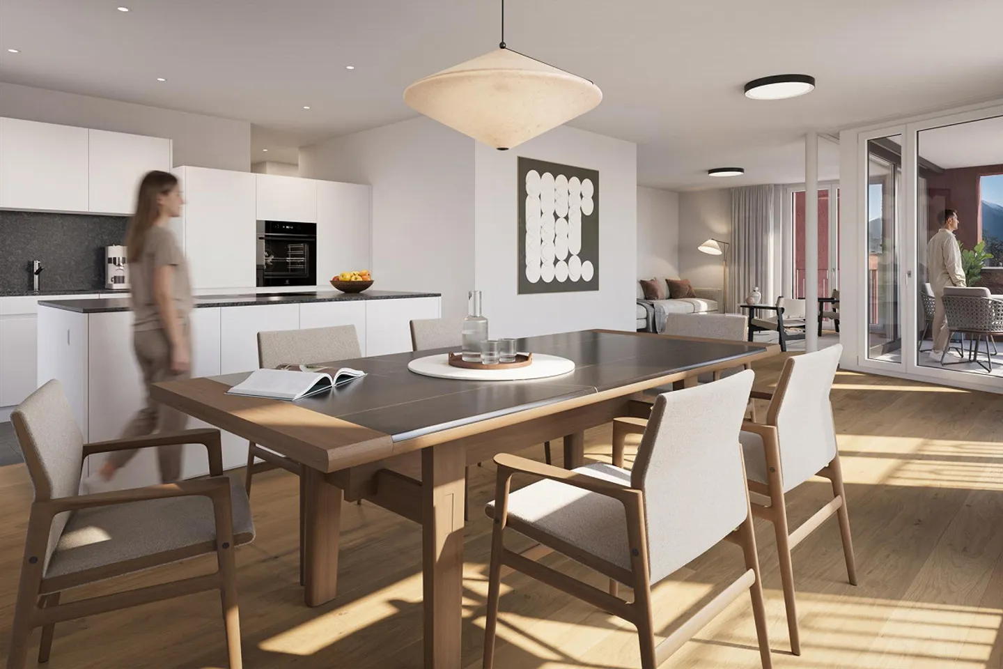 Modernes Apartment nahe Natur - Foto 3 von 4