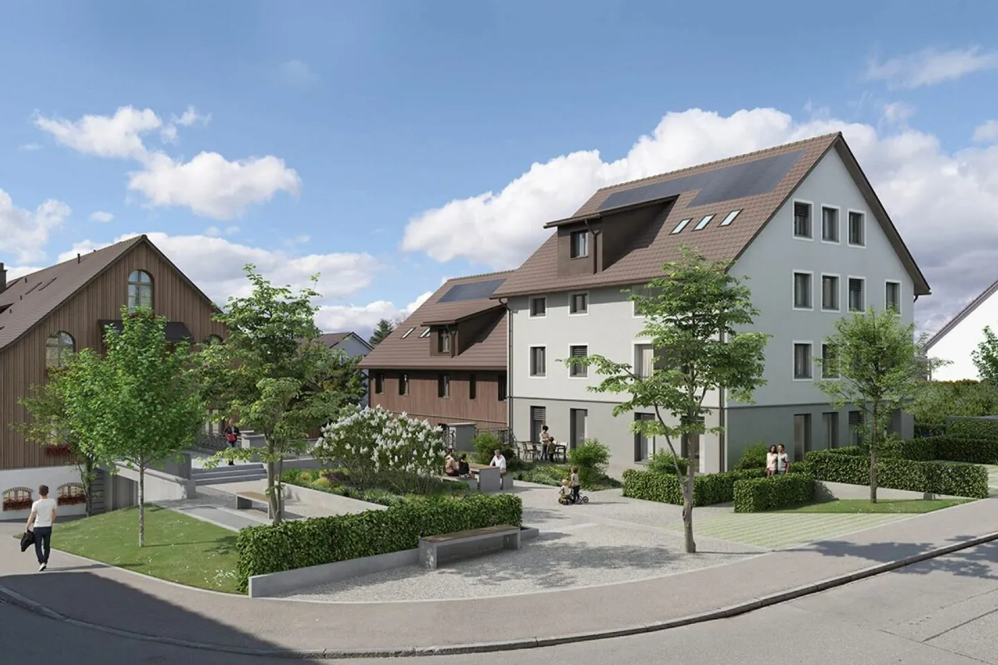 CONSTRUCTION STARTED! Country living near the city: New apartments in the heart of the village of Wermatswil - Photo 2 of 4