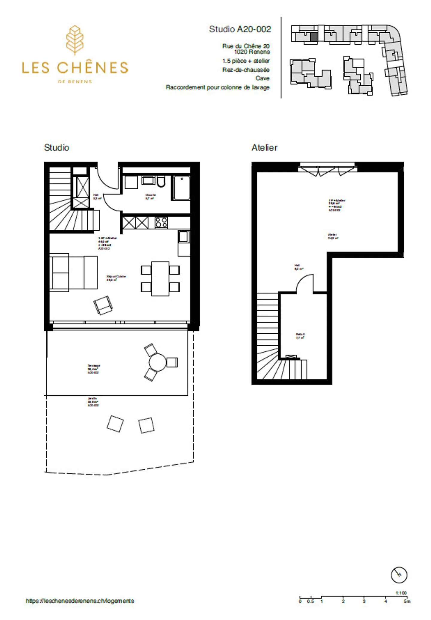 1,5 Zimmer neu mit Werkstatt im Keller - A20-002 - Foto 8 von 10