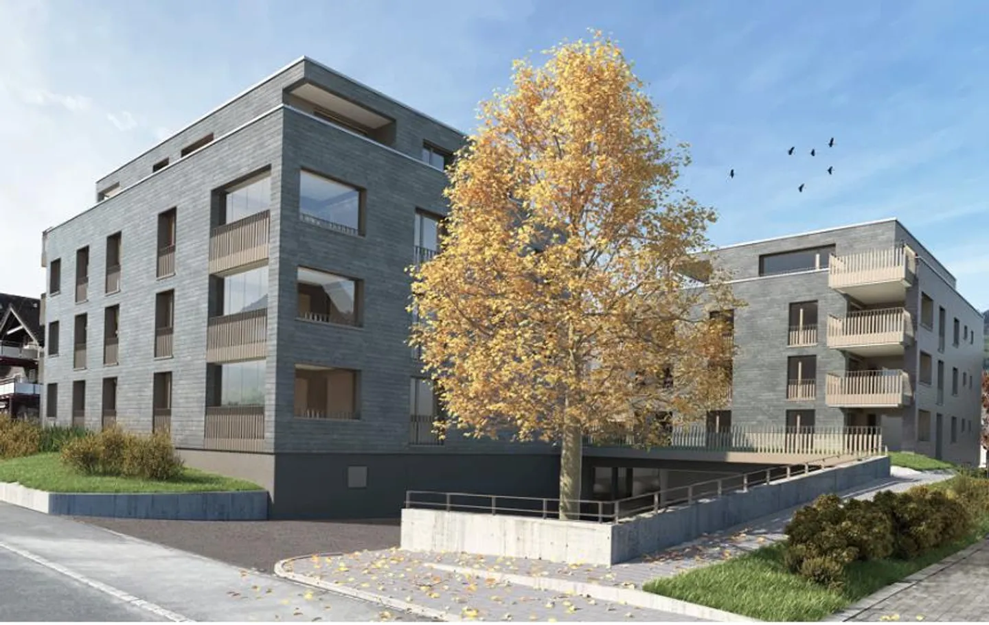 Einstellhallenparkplatz in Buochmatt - Foto 1 von 1