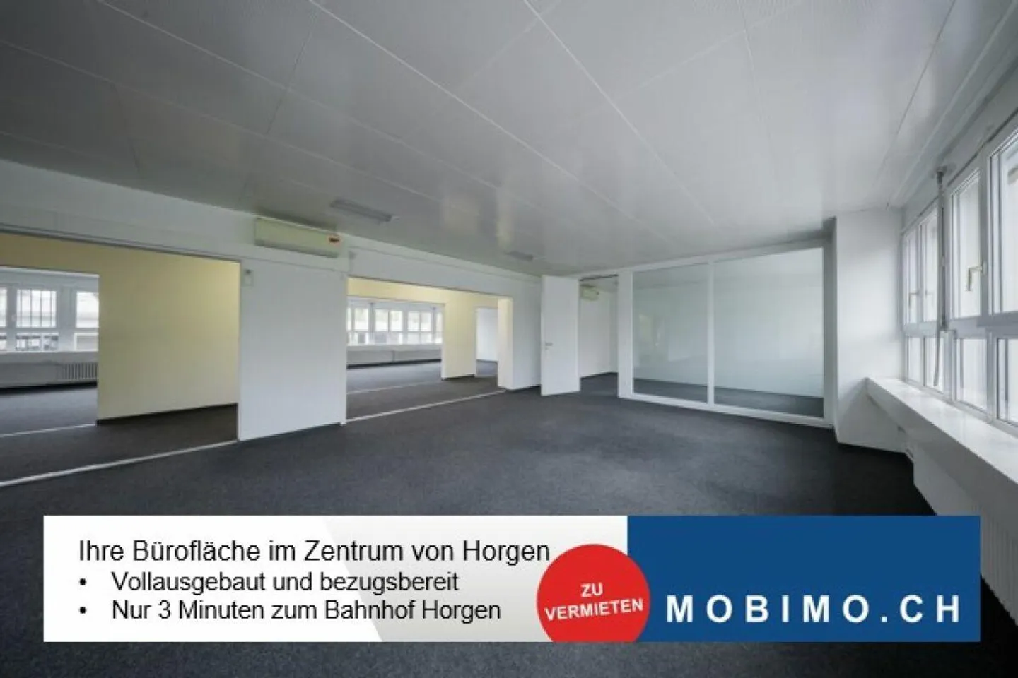 Horgen - Bureau aménagé à proximité de la gare - Photo 1 sur 9