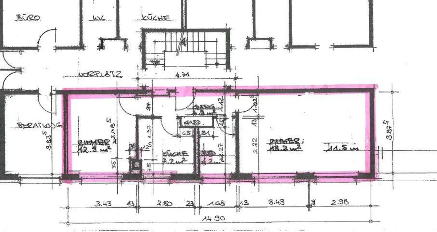 Renovierte Wohnung mit Waschmaschine - Foto 9 von 9