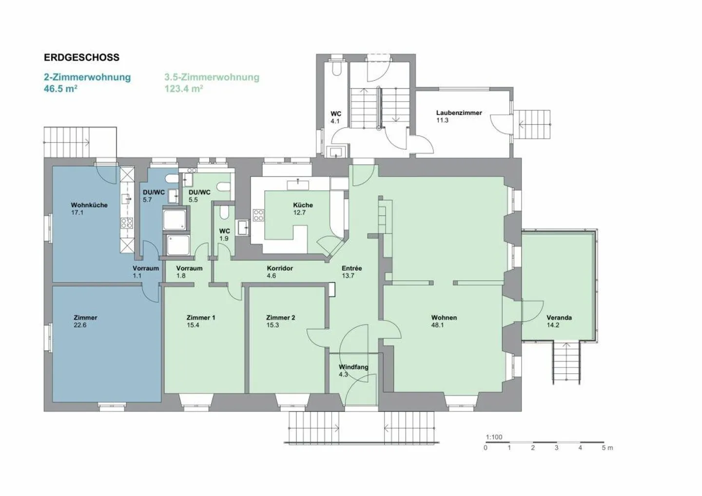 Prima occupazione in una villa storica: Incantevole appartamento con 2 camere da letto con posti a sedere... - Foto 3 di 3
