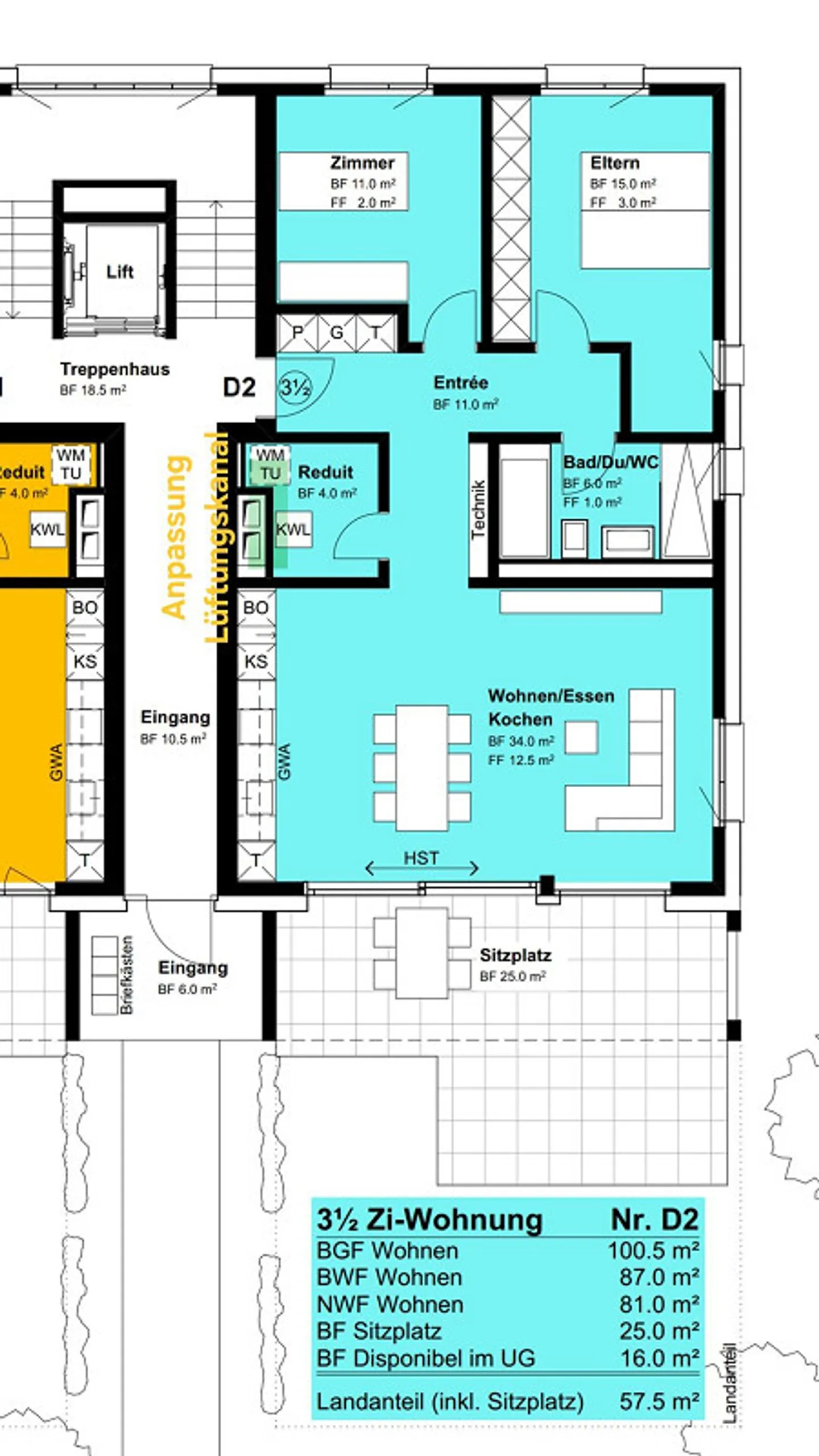 Modern, high-quality Minergie garden apartment with large terrace - Photo 10 of 10
