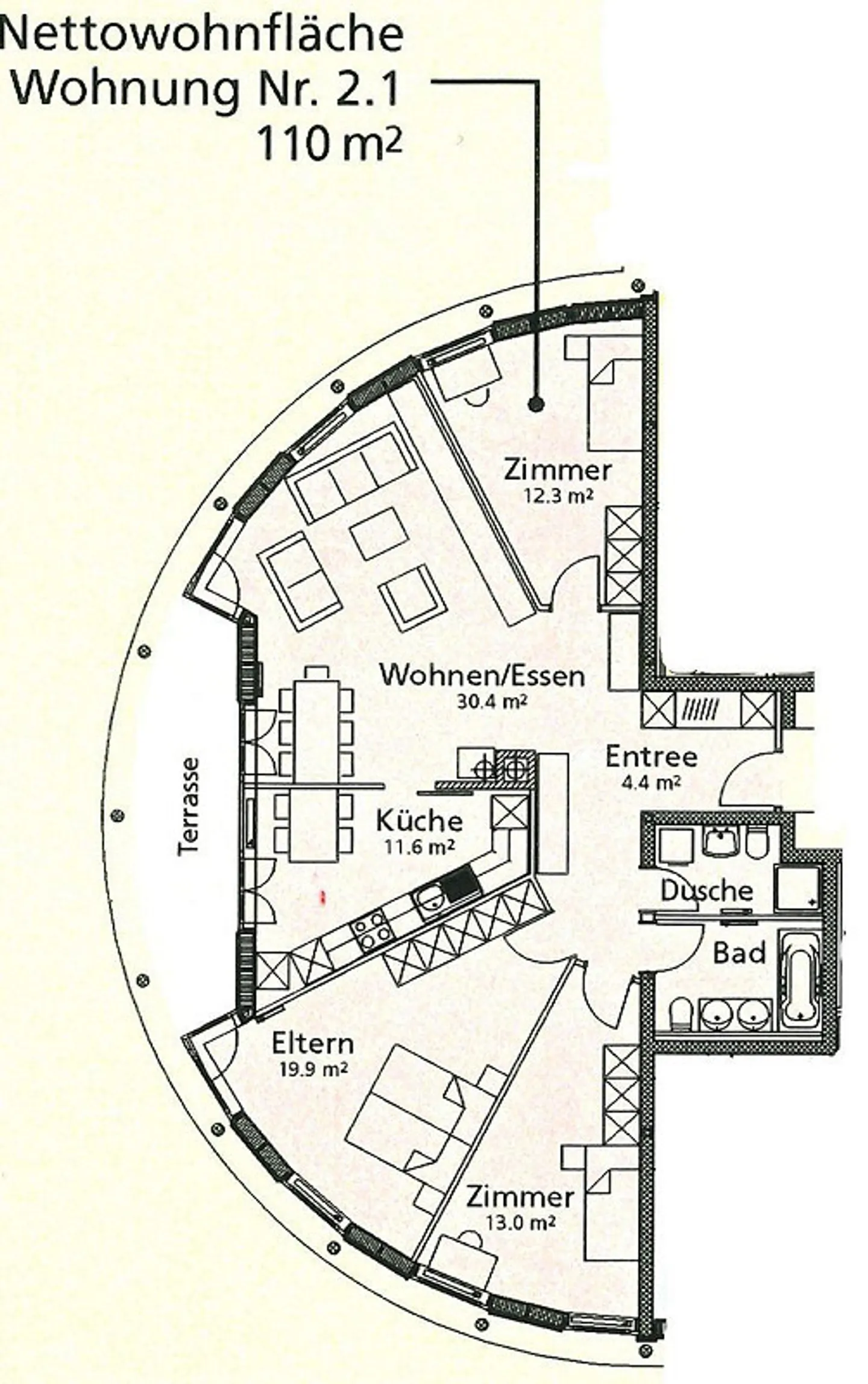 Zentrale 4.5 Zimmerwohnung - Foto 10 von 10