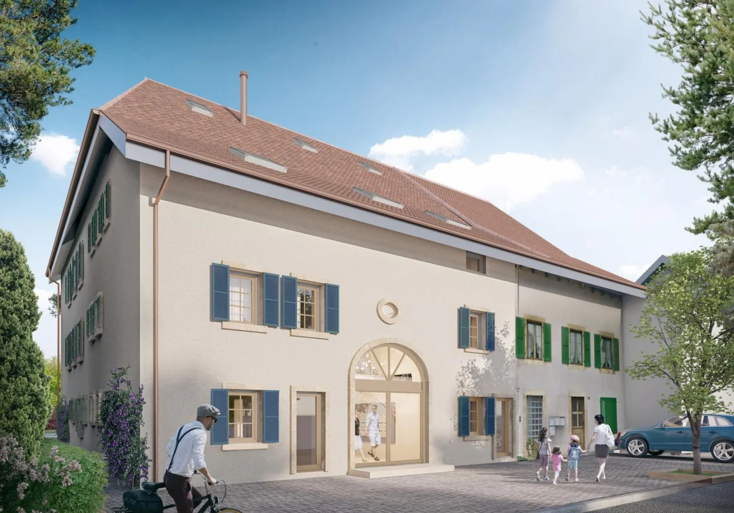 Baugrundstück in Orny - Foto 2 von 3