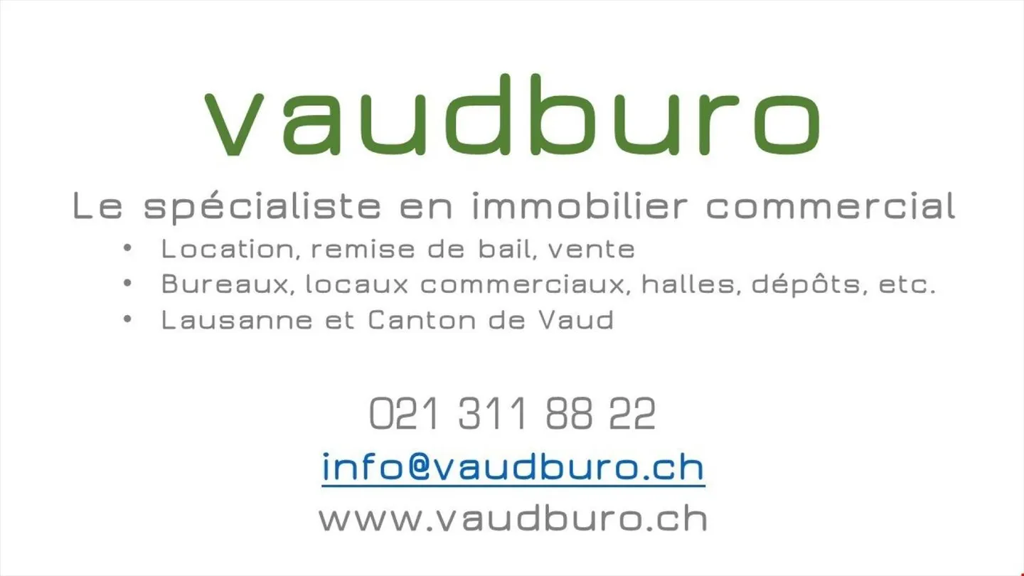 Dépôt de showroom Vaud à louer à Budron Mont-sur-Lausanne - Photo 7 sur 7