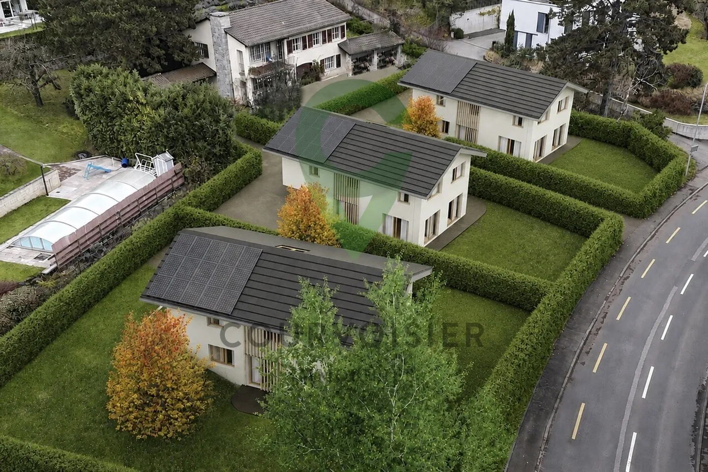 La résidence des quatre - 3 Villas de 6.5 pièces à La Tour-de-Peilz  - Foto 4 di 8