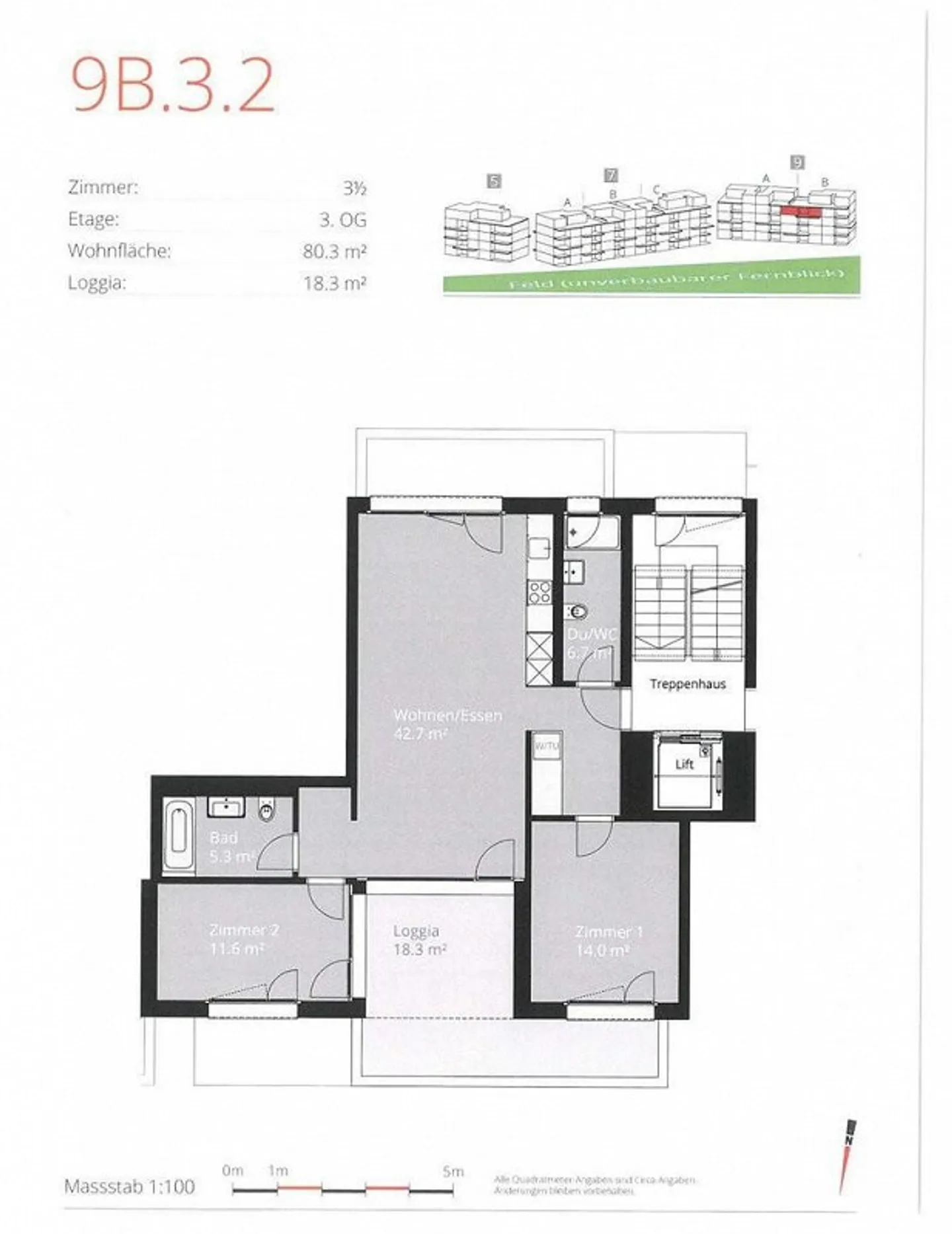 Beautiful 3.5 Room Apartment Seeks New Tenant from March 16, 2026 - Photo 7 of 7