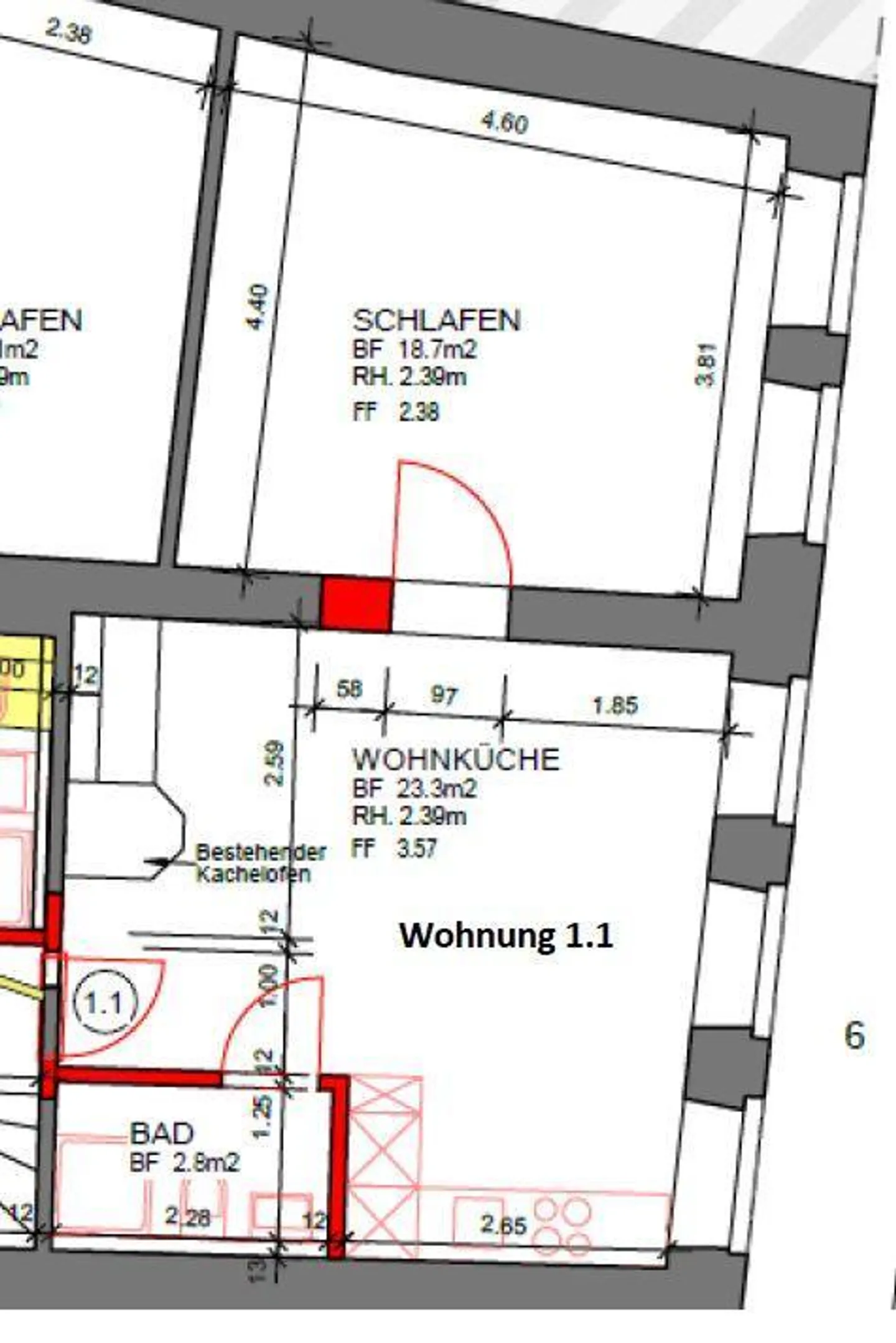 Charmante 2.5-Zimmerwohnung - Foto 6 von 6