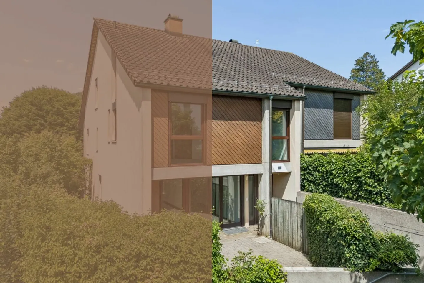 Maison individuelle jumelée spacieuse de 7,5 pièces avec potentiel de rénovation - Photo 1 sur 13