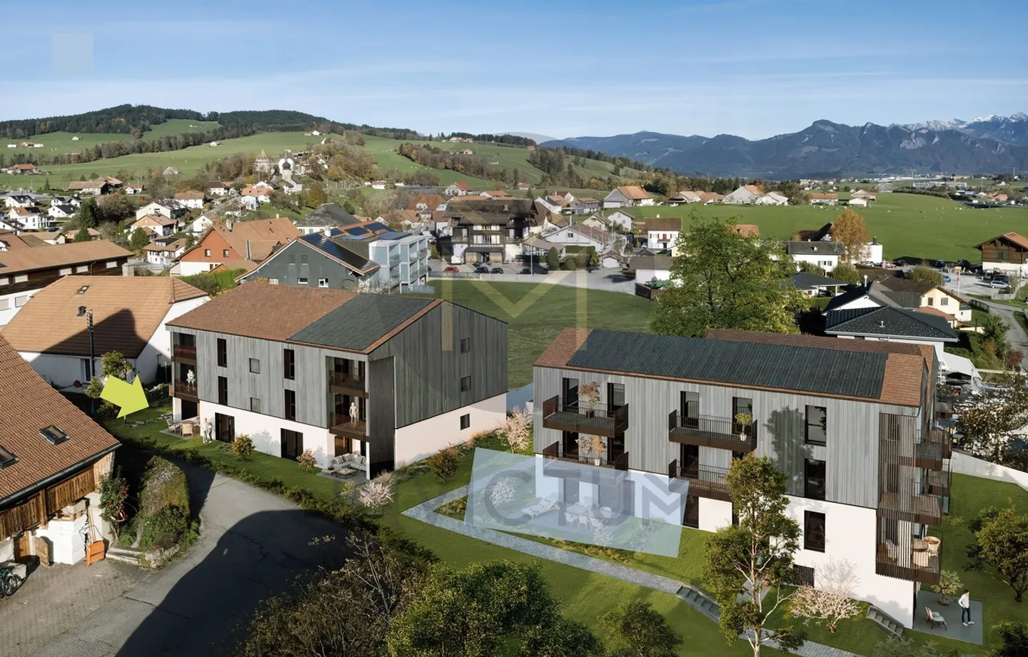 Appartement rez de jardin  - www.loreedumoleson.ch -  3.5  86m2 - Foto 1 von 13
