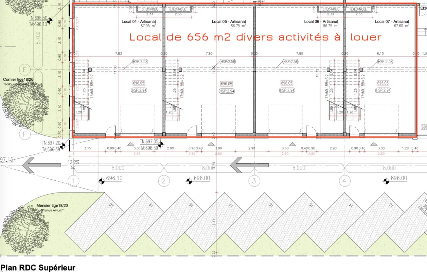 Il tuo nuovo spazio Laboratorio / Produzione / Ufficio - da 310 m2 a 1.000 m2 con soffitti alti - Foto 2 di 8
