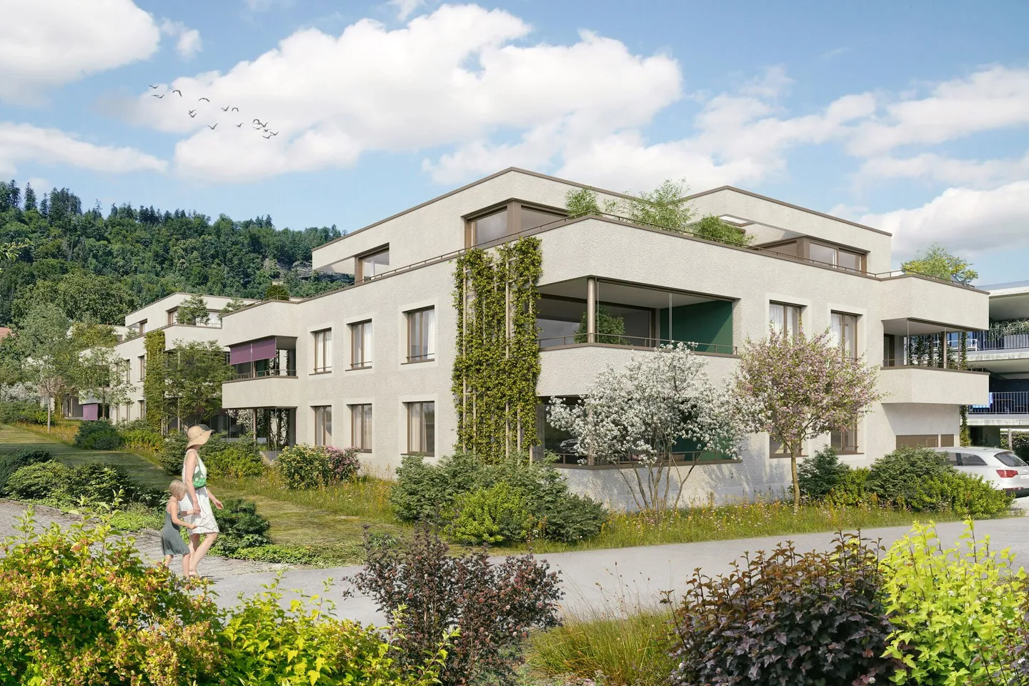 Appartement 4.5 pièces B 1.1 - Photo 1 sur 12