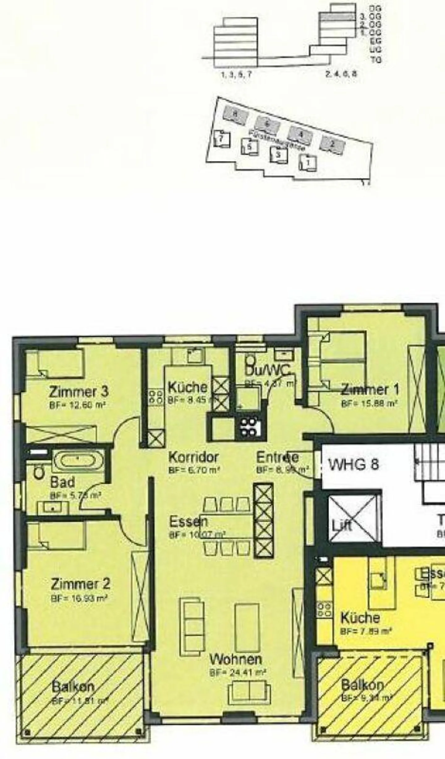 Familienfreundliches Apartment in Wil - Foto 8 von 8