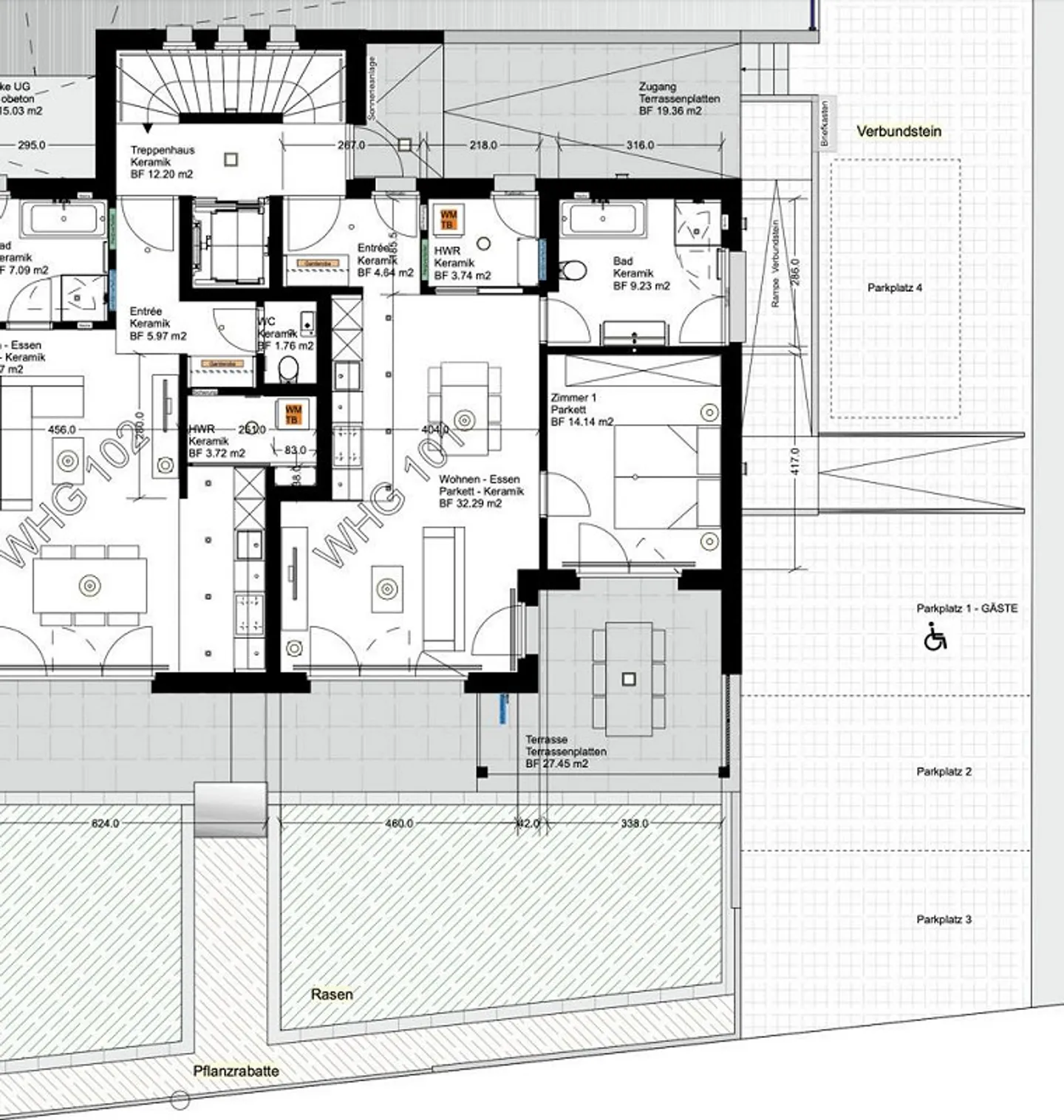 Magnifique appartement de jardin 2.5 pièces - Photo 2 sur 9