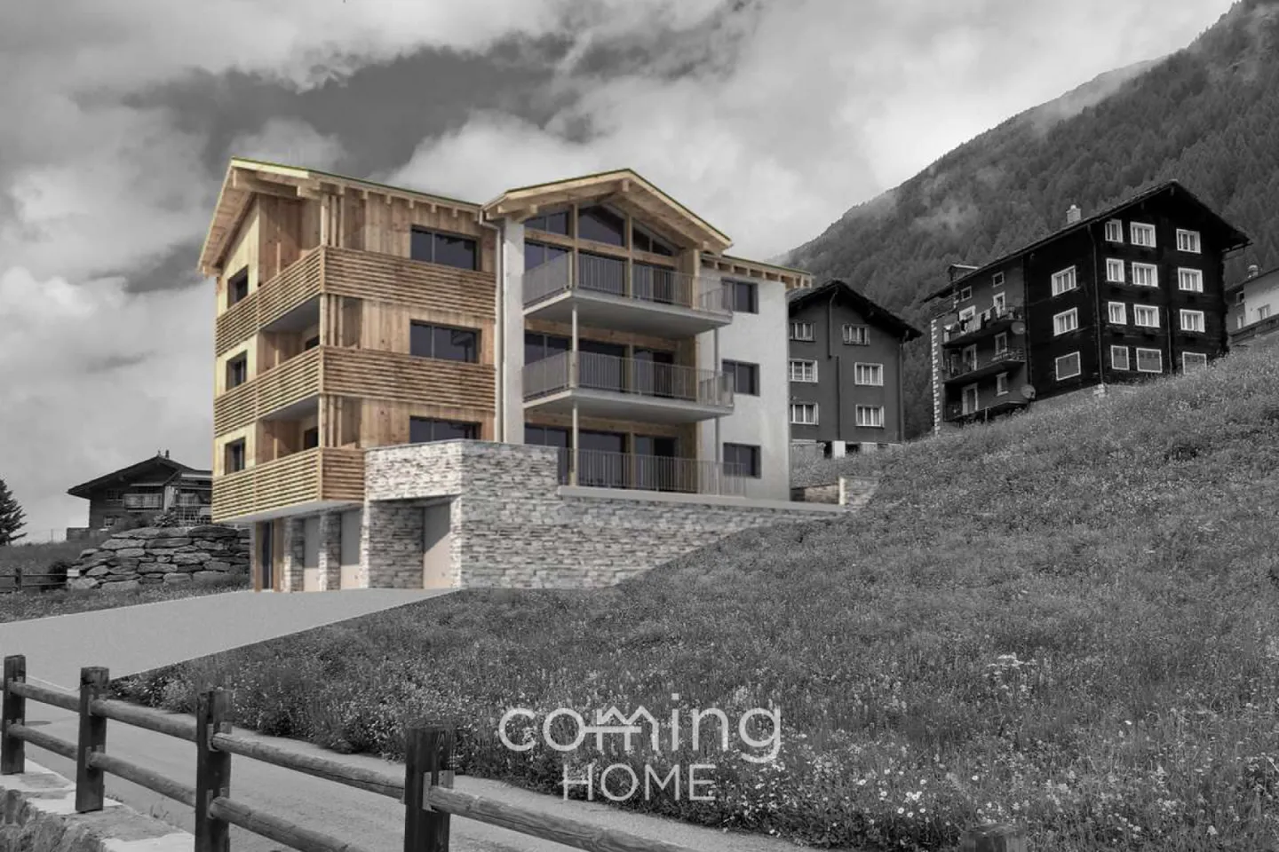 Exclusive new 5.5 room apartment in Saas-Balen with Alpine panorama - Photo 2 of 8