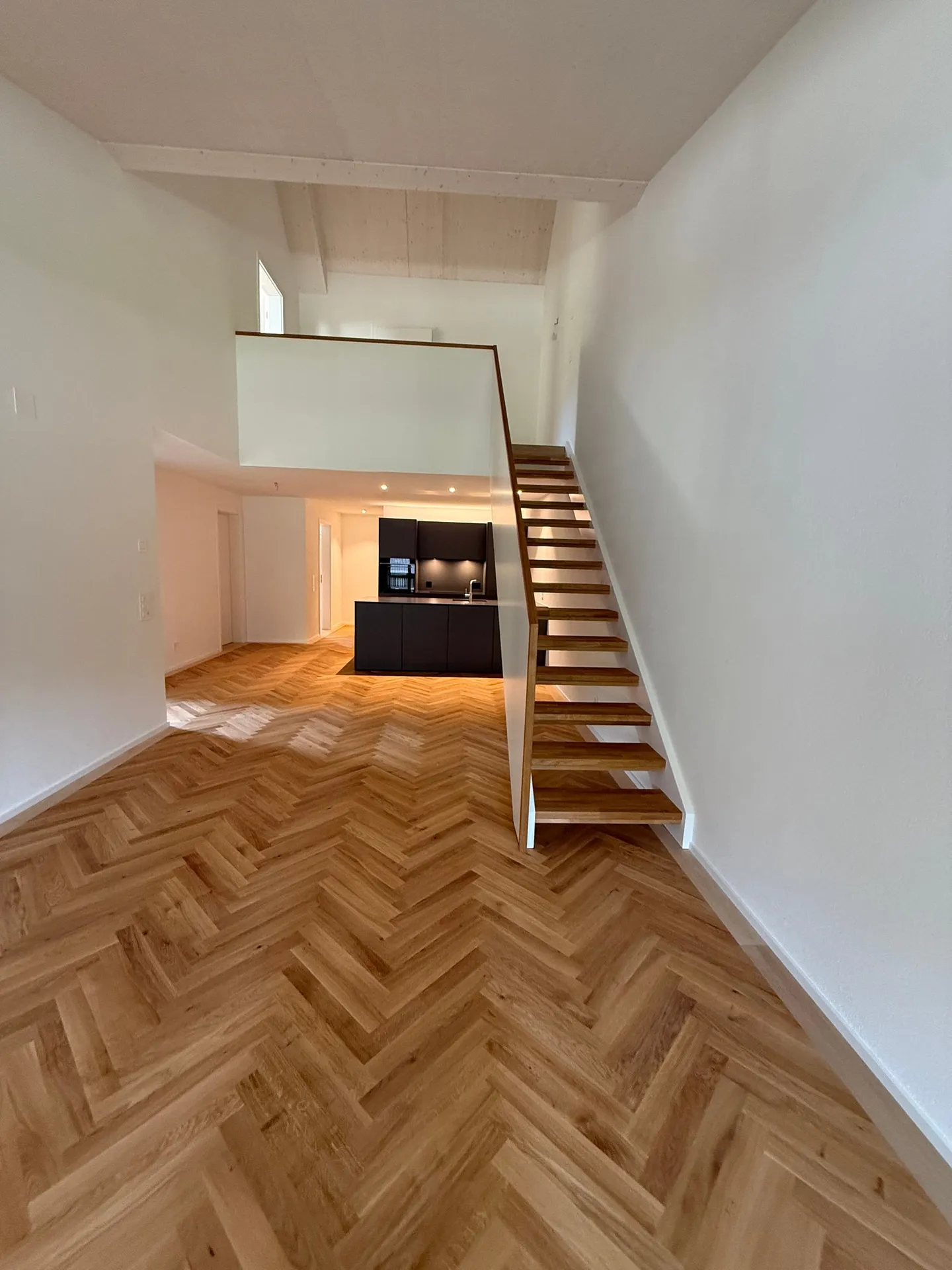 Moderno appartamento duplex di 4,5 stanze in una posizione tranquilla a Blauen - Foto 2 di 19