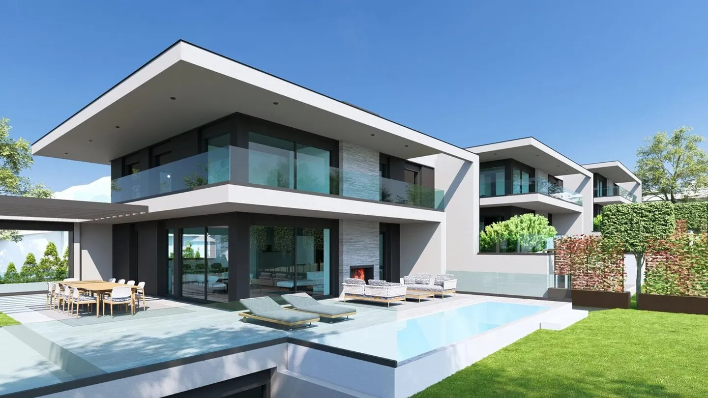 Connétable 3, Villa neuve avec vue lac à Cologny - Photo 1 sur 13