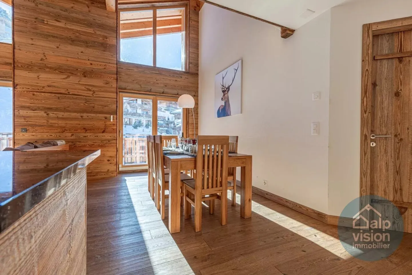 SPLENDIDO DUPLEX 5.5 STANZE SKI IN/SKI OUT CENTRO STAZIONE - Foto 6 di 13