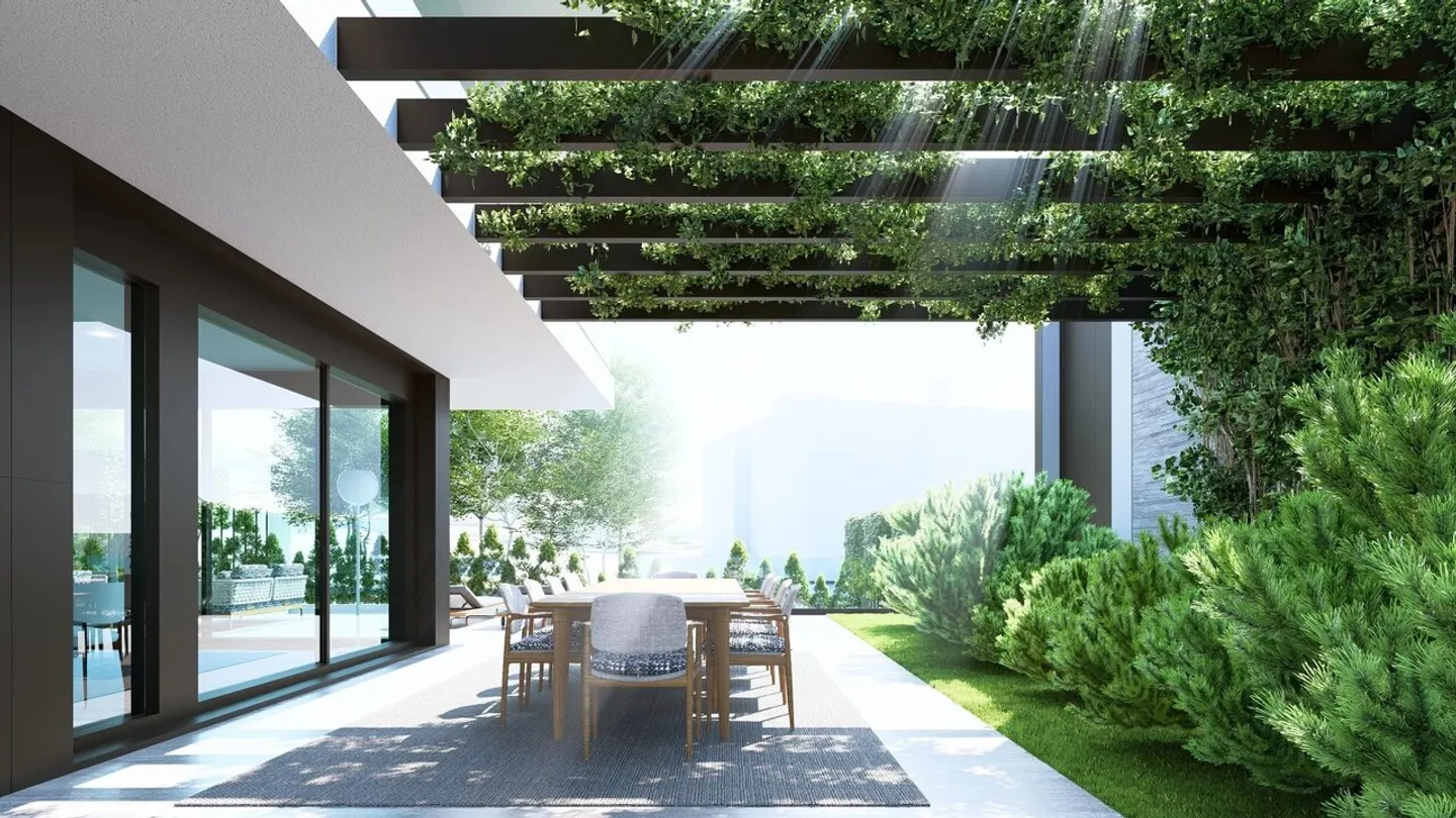 Connétable 3, Villa neuve avec vue lac à Cologny - Photo 11 sur 13