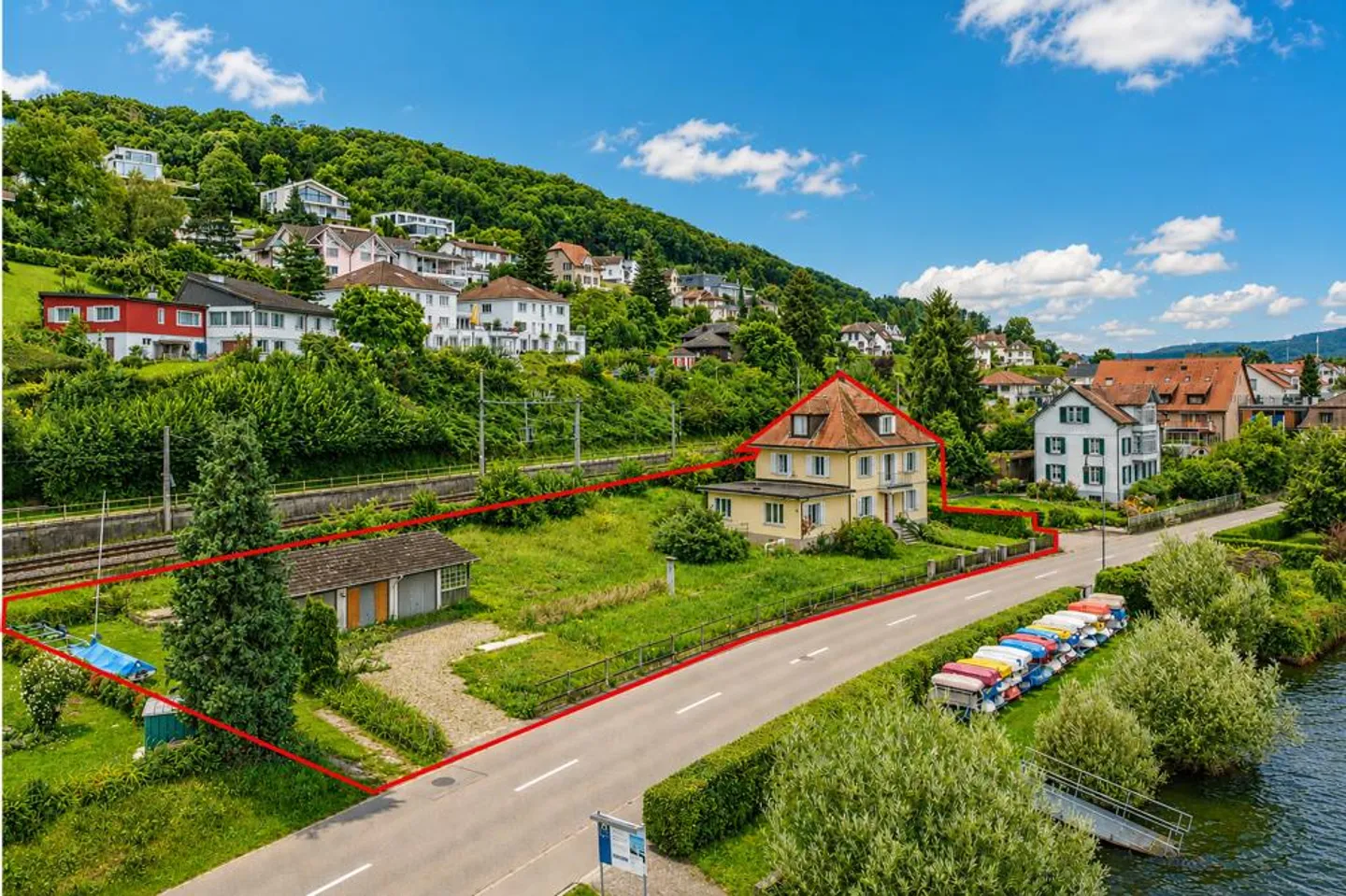 Progetto di permesso di costruzione per tre case unifamiliari, vista lago inclusa - Foto 4 di 7
