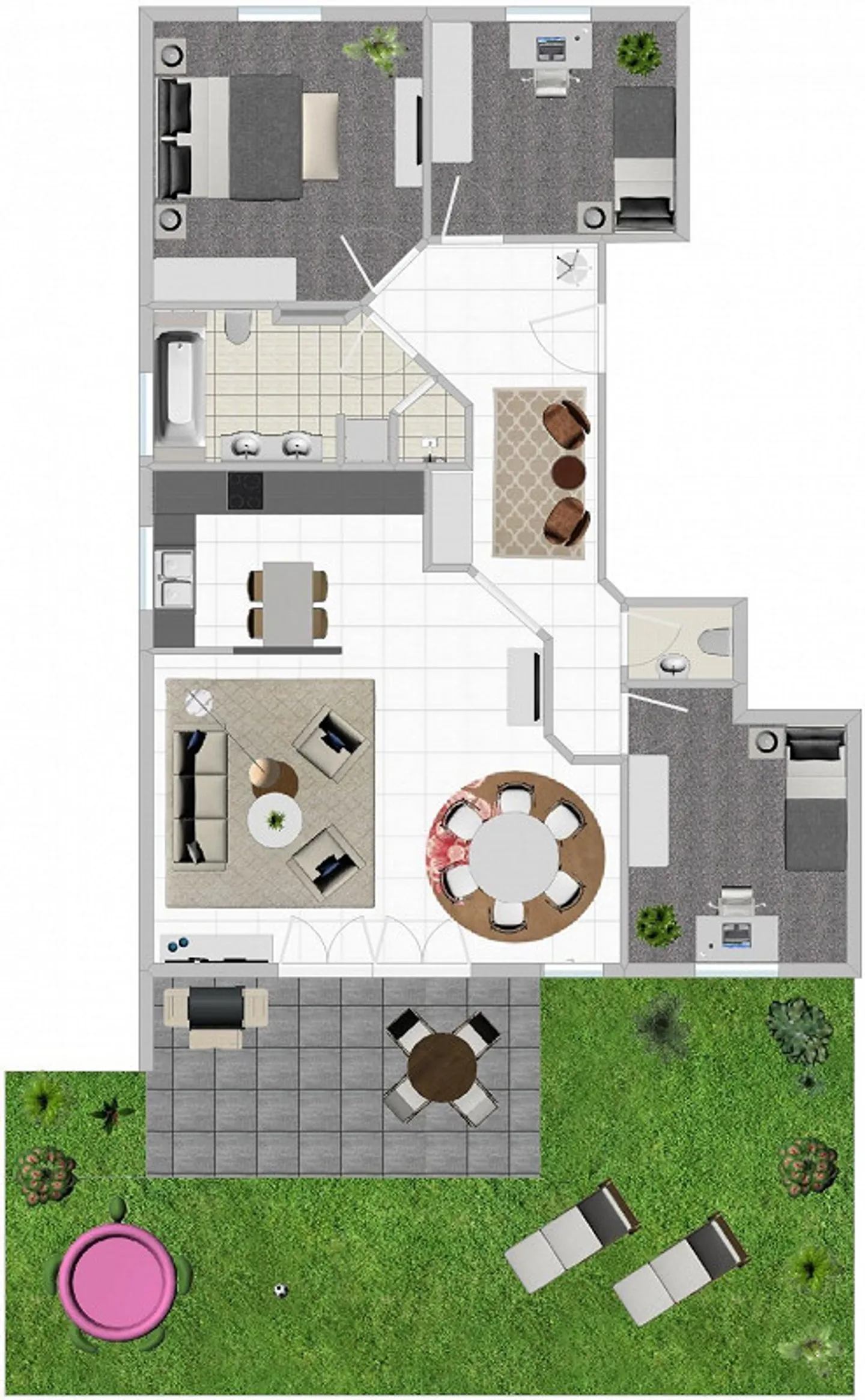 Appartamento giardino attraente di 4,5 stanze a Werrikon (Uster) - Foto 16 di 19