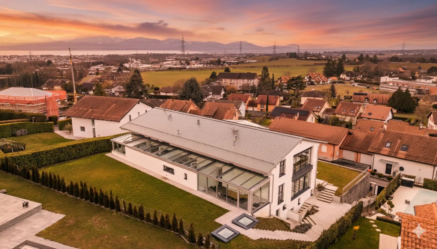 Villa per collezionisti di automobili con SPA e piscina interna - Foto 2 di 35