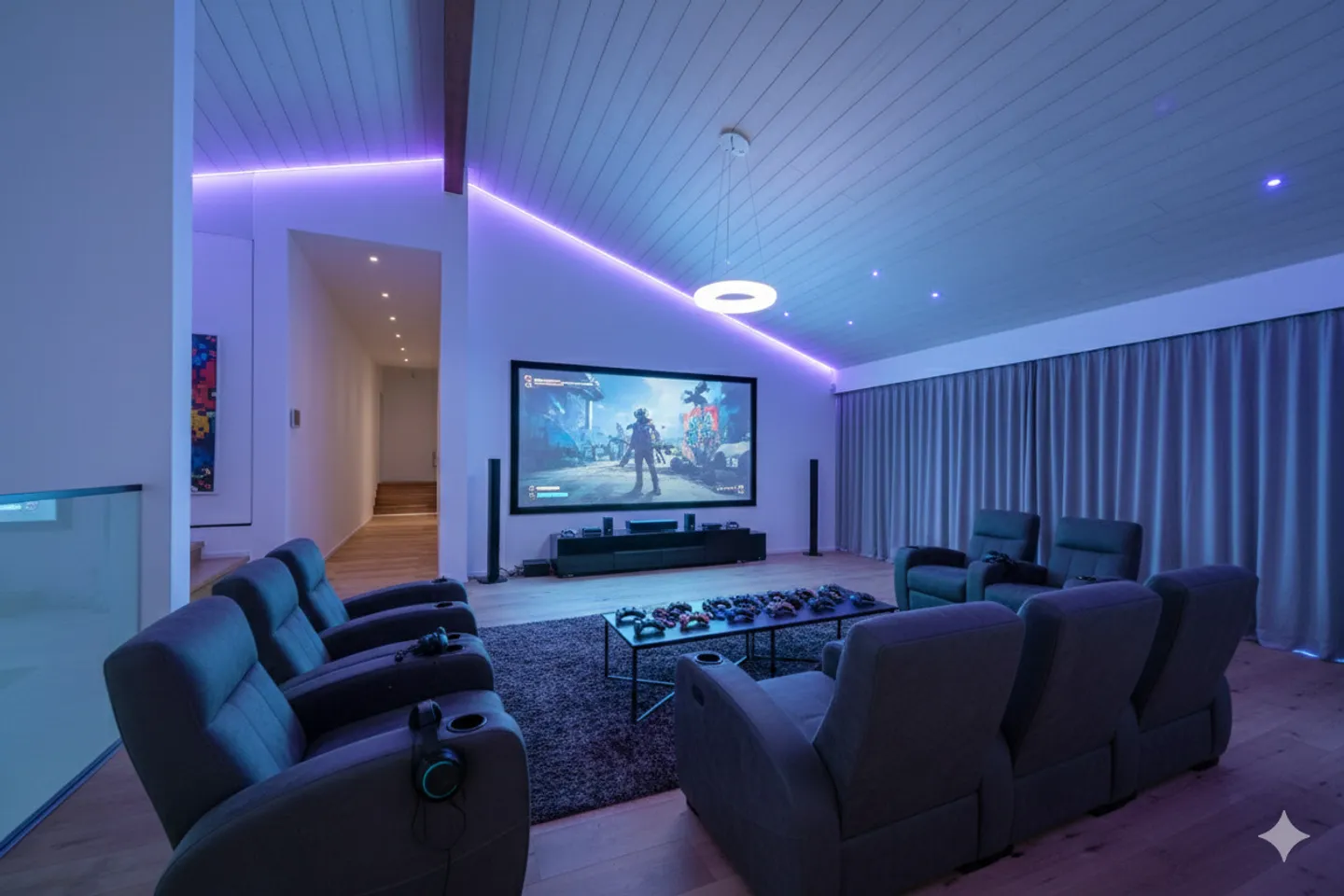 Villa per collezionisti di automobili con SPA e piscina interna - Foto 4 di 35