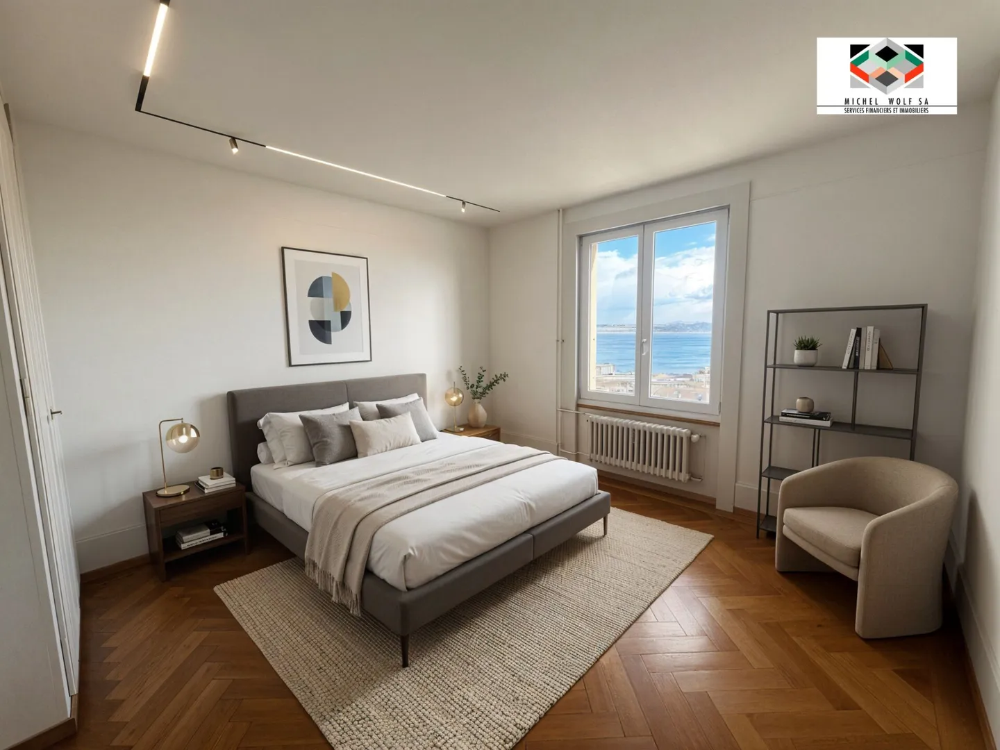 Schöne 3-Zimmer-Wohnung in Neuchâtel - Foto 2 von 6